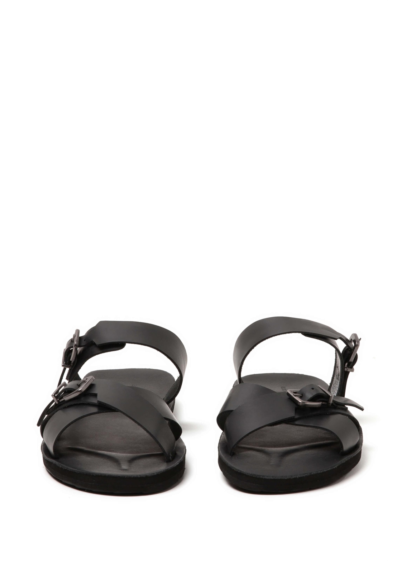 Sandalia Ellus Buckle Preto