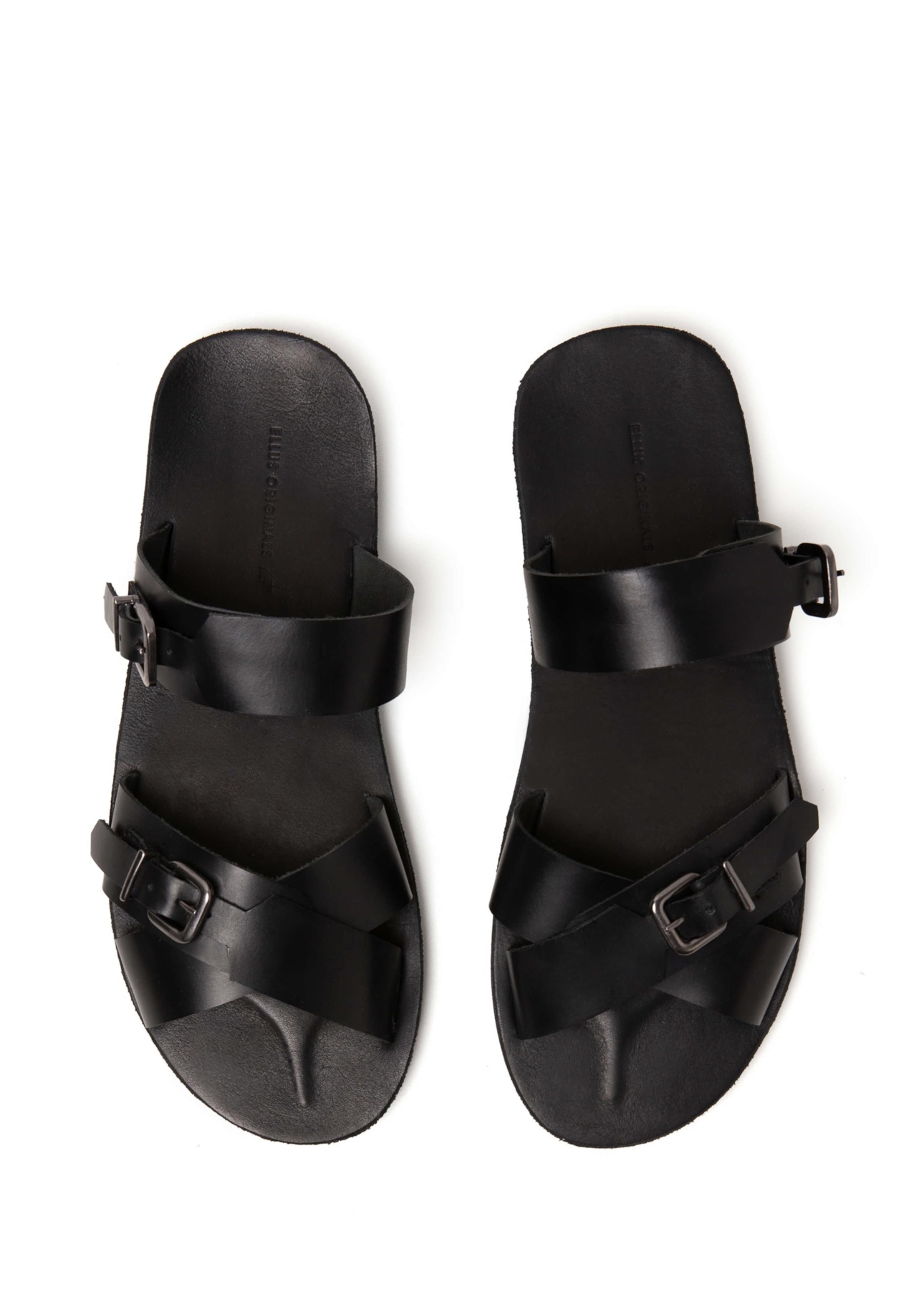 Sandalia Ellus Buckle Preto
