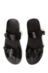 Sandalia Ellus Buckle Preto