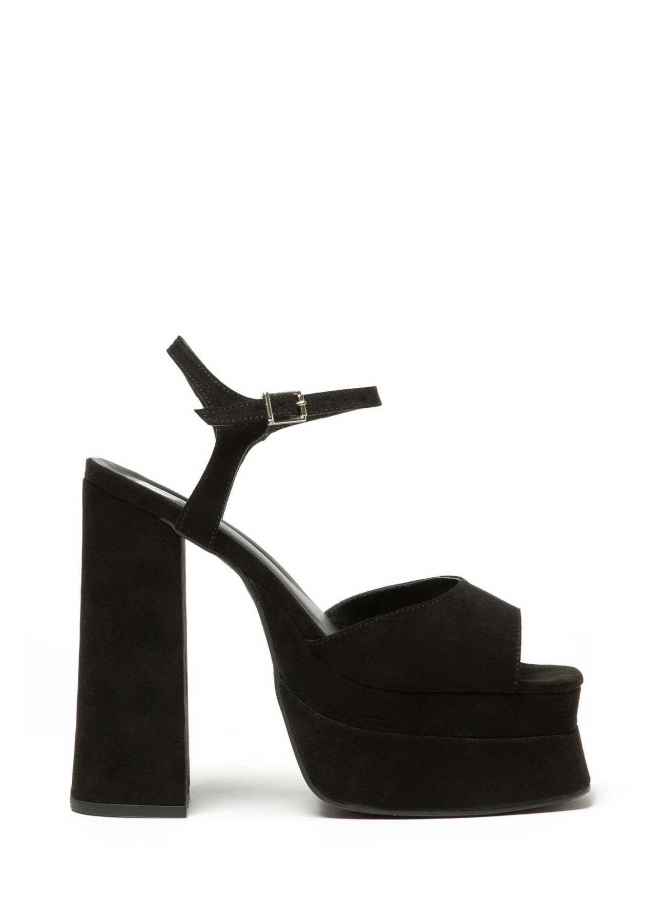 Sandalia Ellus Sued Platform Preto
