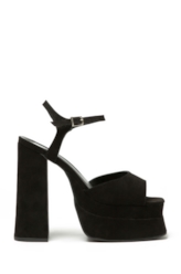 Sandalia Ellus Sued Platform Preto