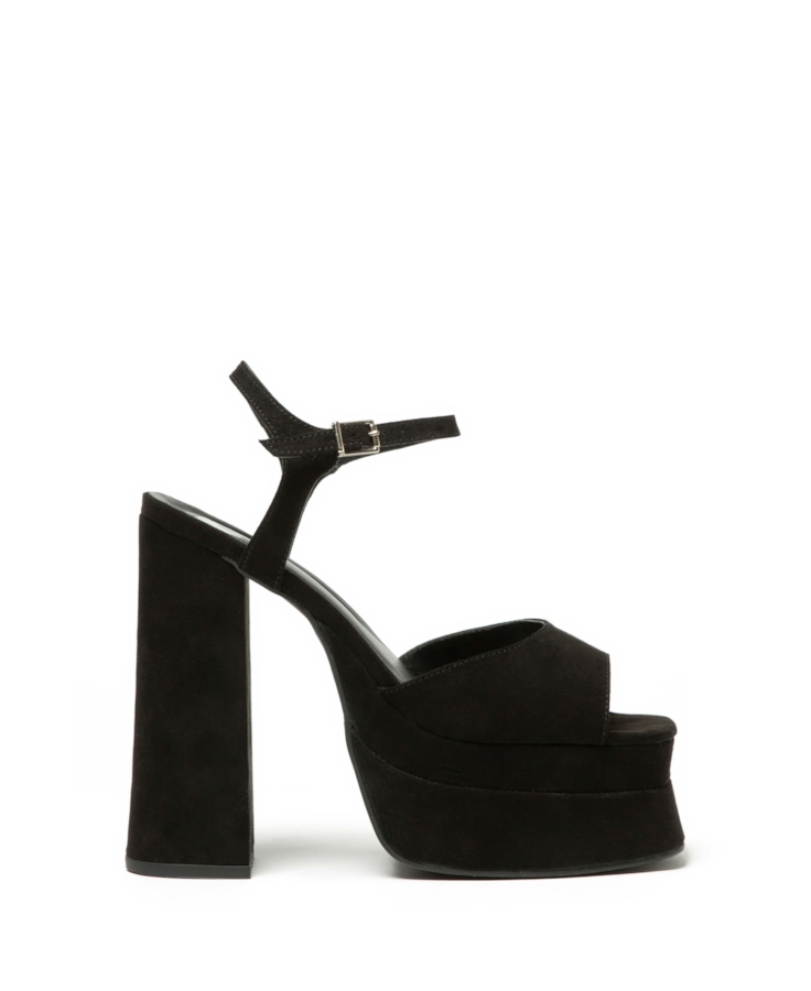 Sandalia Ellus Sued Platform Preto