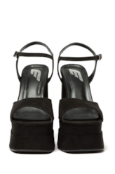 Sandalia Ellus Sued Platform Preto