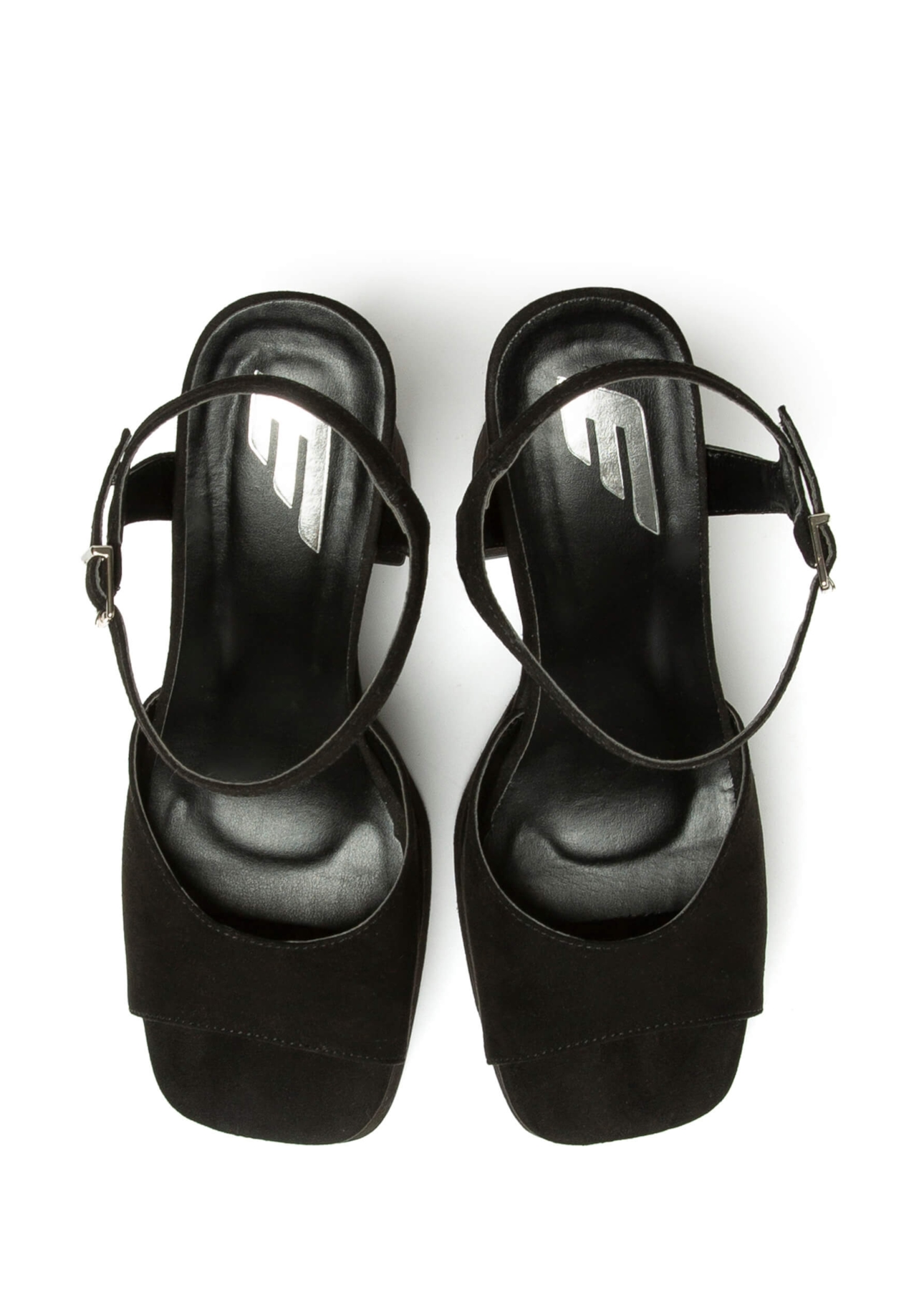 Sandalia Ellus Sued Platform Preto
