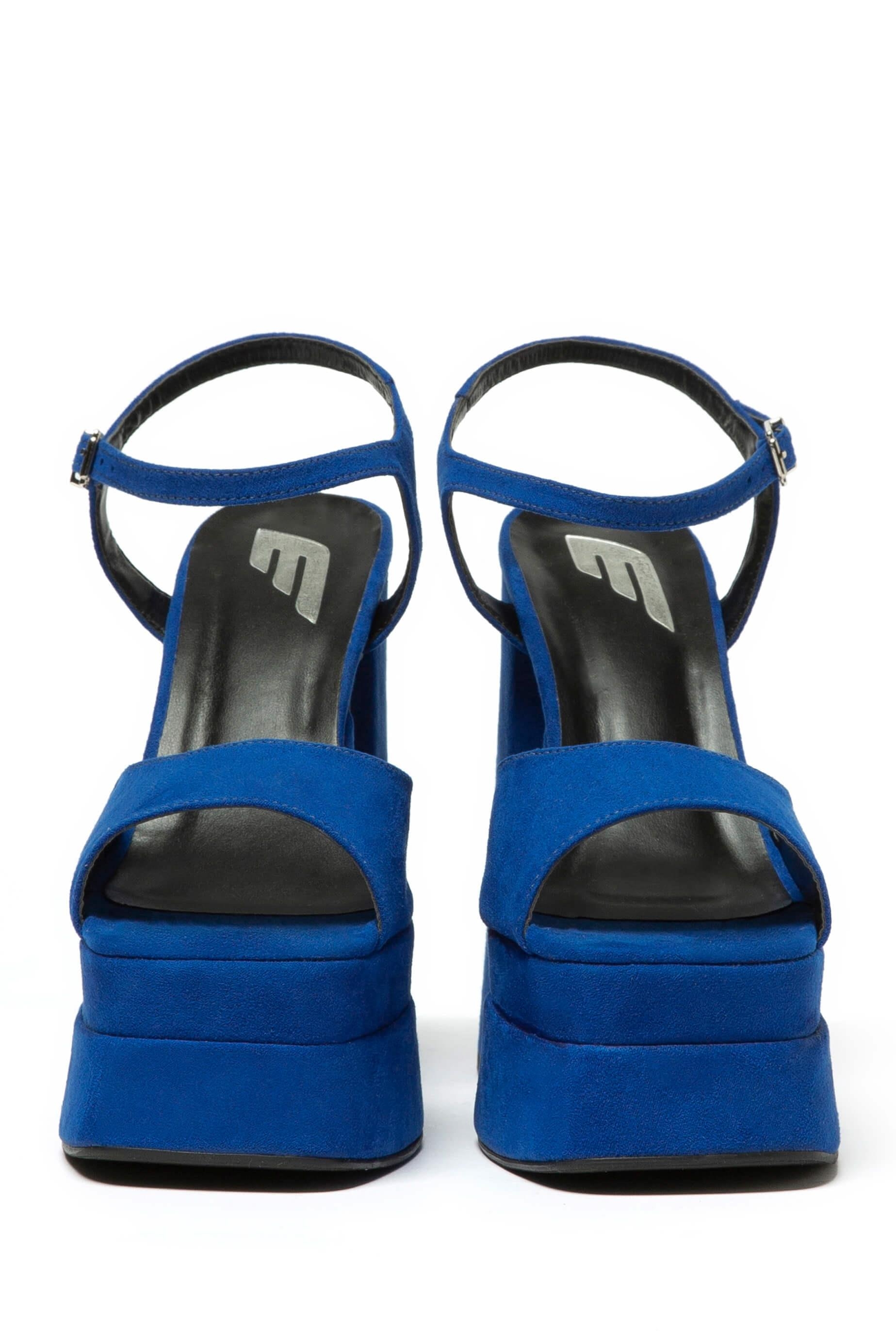 Sandalia Ellus Sued Platform Royal