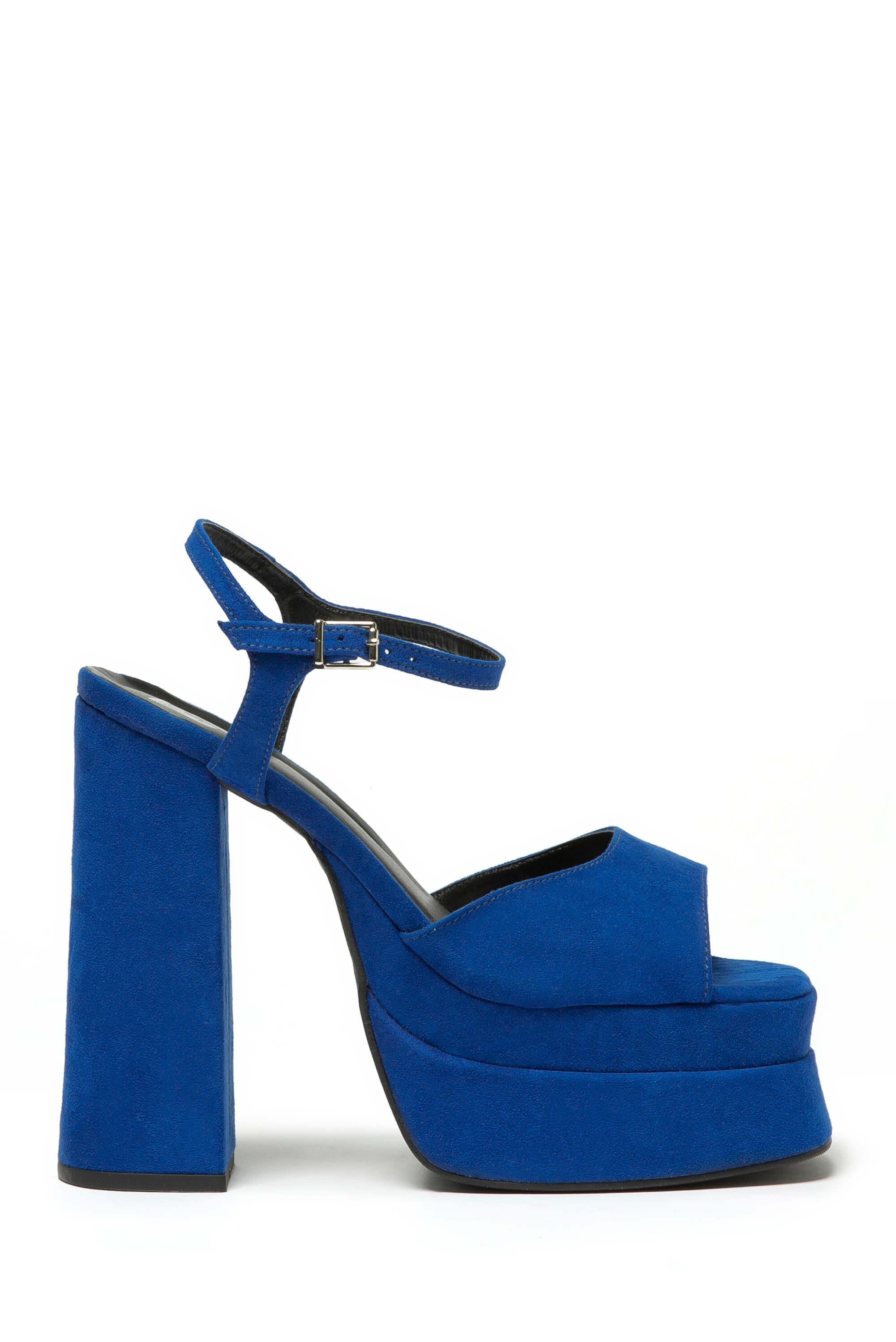 Sandalia Ellus Sued Platform Royal