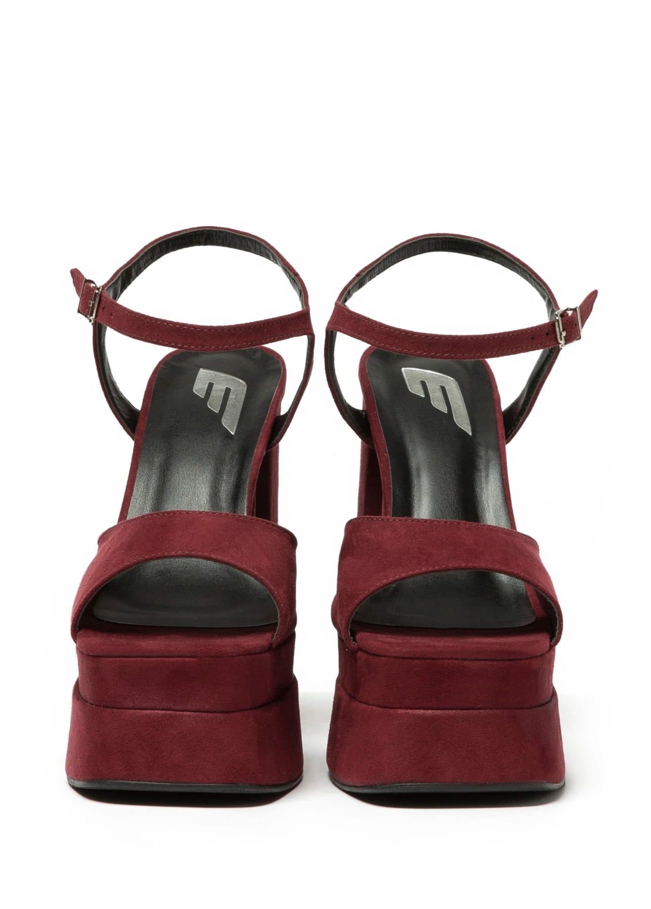 Sandalia Ellus Sued Platform Vinho