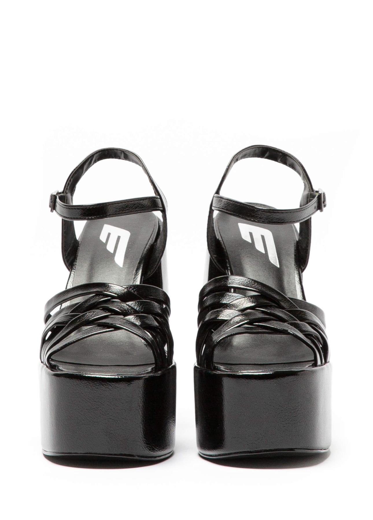 Sandália Ellus Traditional Metalic Preto
