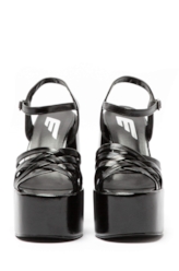 Sandália Ellus Traditional Metalic Preto