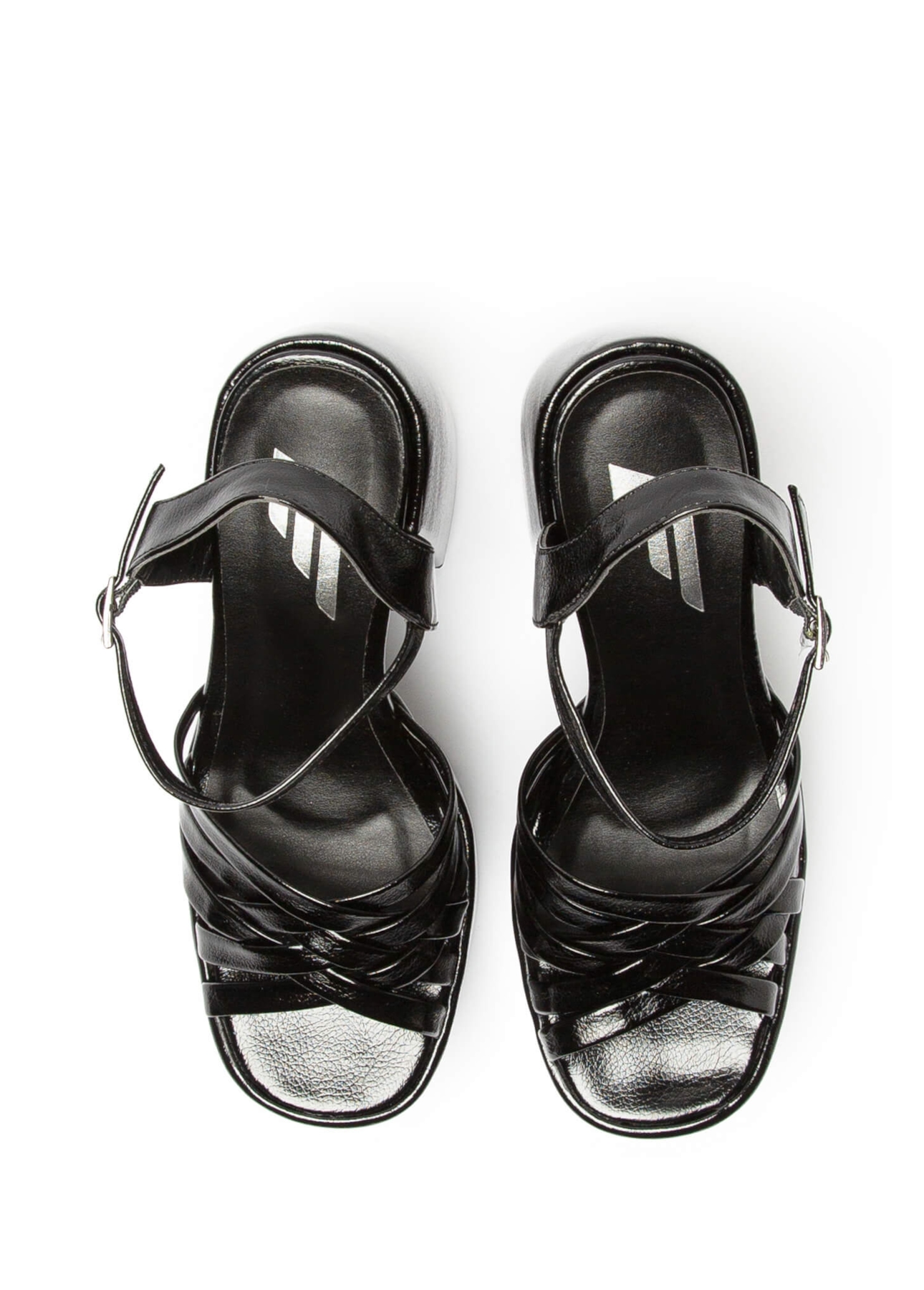 Sandália Ellus Traditional Metalic Preto