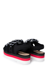 Sandália Flatform Amarração Nobuck Sm Preto