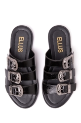 Sandalia Misty Ellus Preto