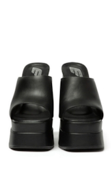 Sandalia Mule Ellus Salto Bloco Preto
