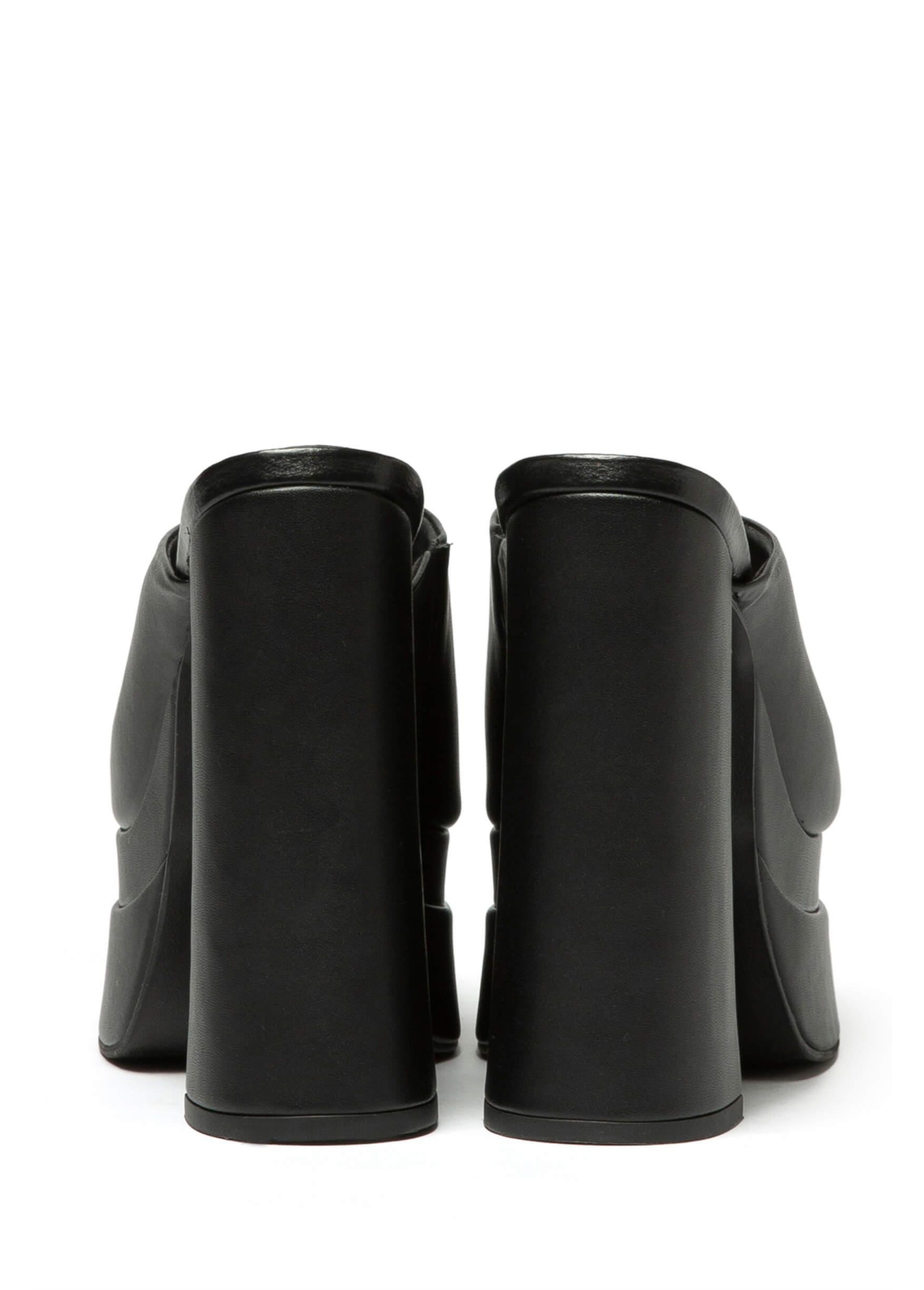 Sandalia Mule Ellus Salto Bloco Preto