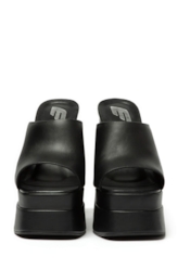 Sandalia Mule Ellus Salto Bloco Preto
