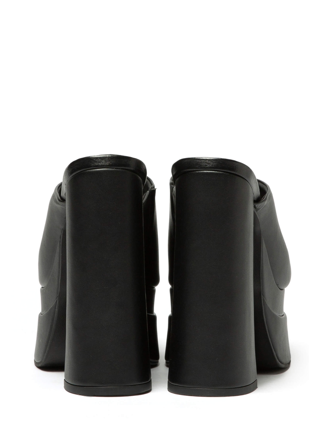 Sandalia Mule Ellus Salto Bloco Preto
