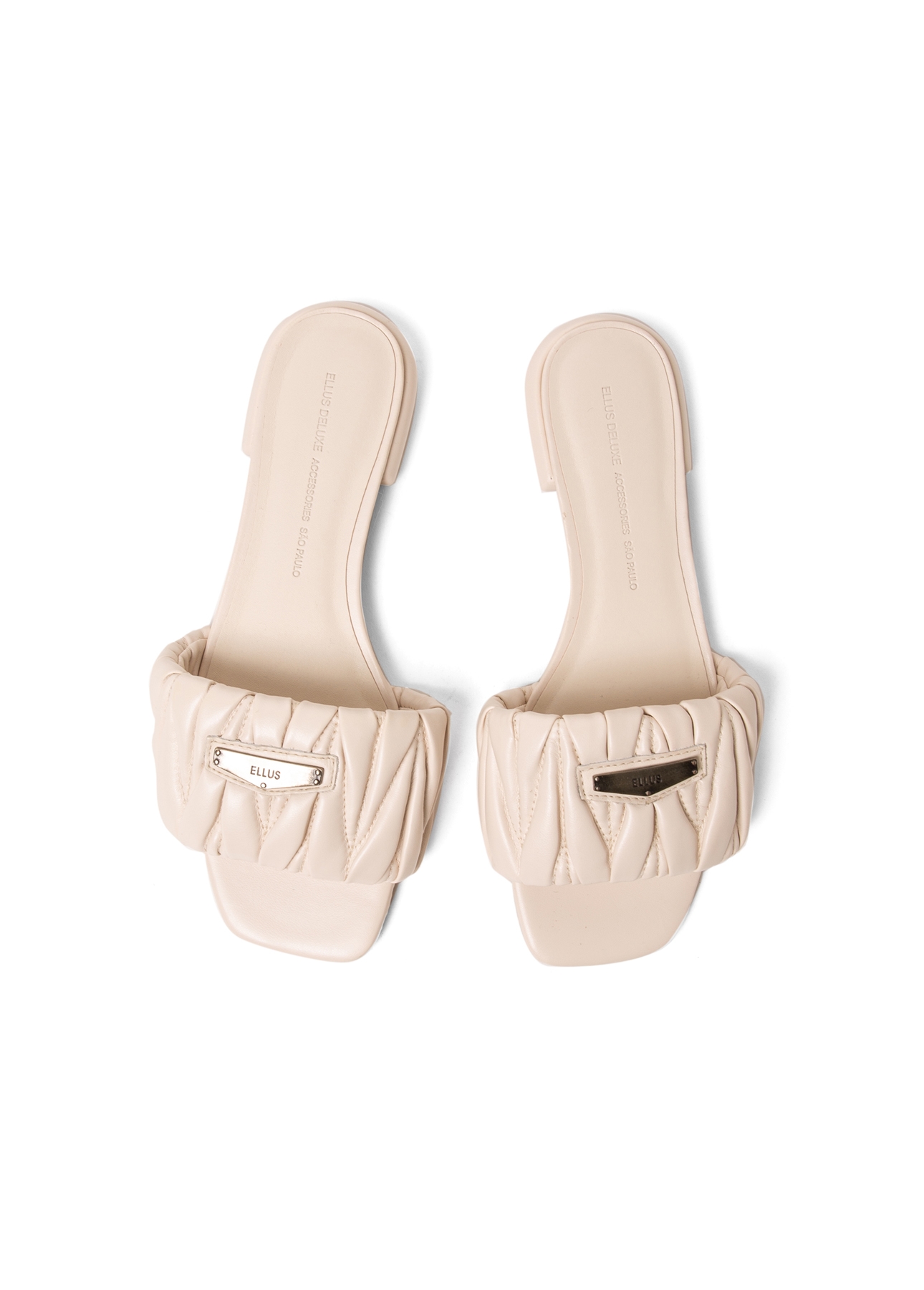 Sandália Slide Millie Off White