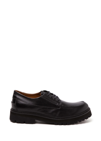 Sapato Boat Shoes Leather Ellus Preto