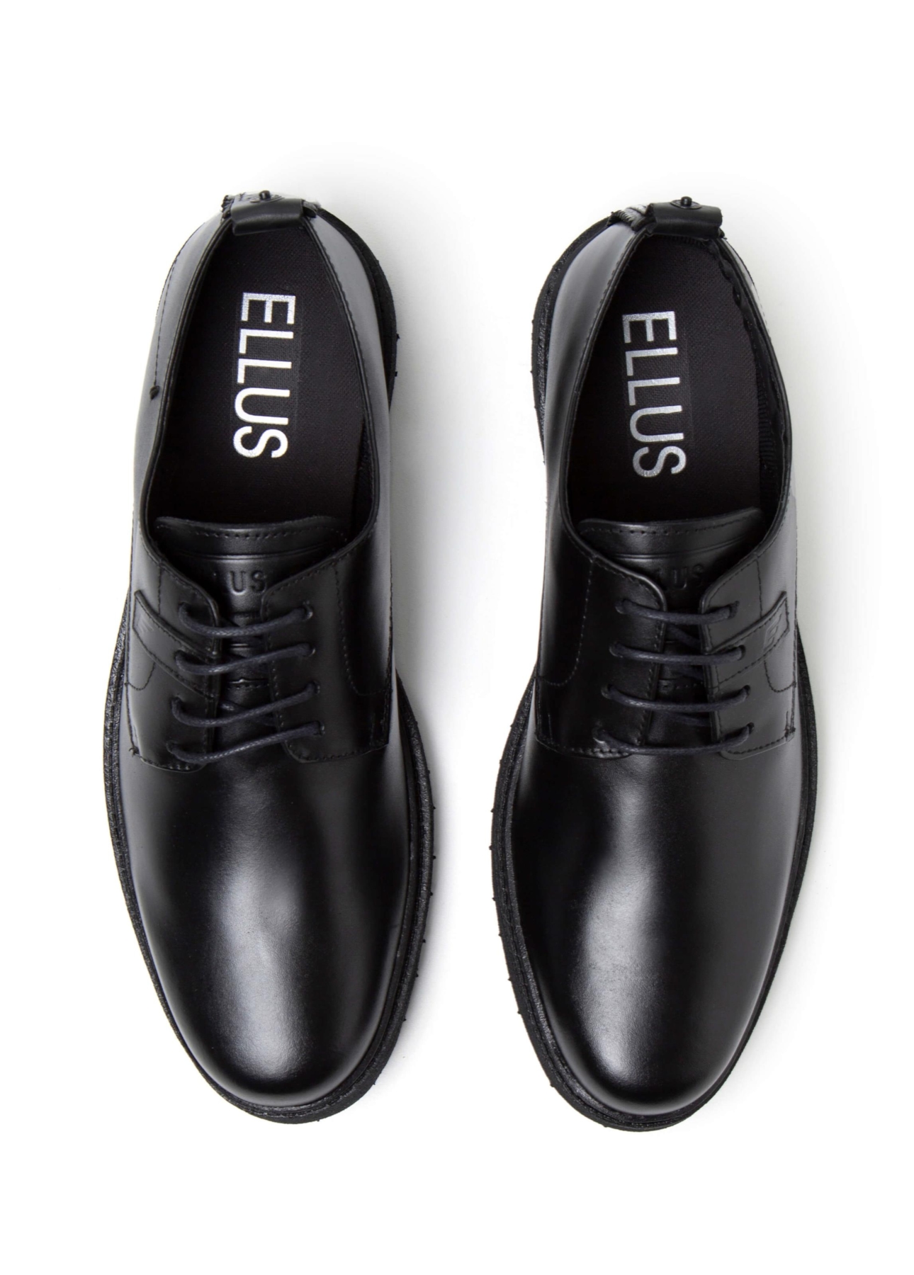 Sapato Couro Ellus Statement Napa Preta