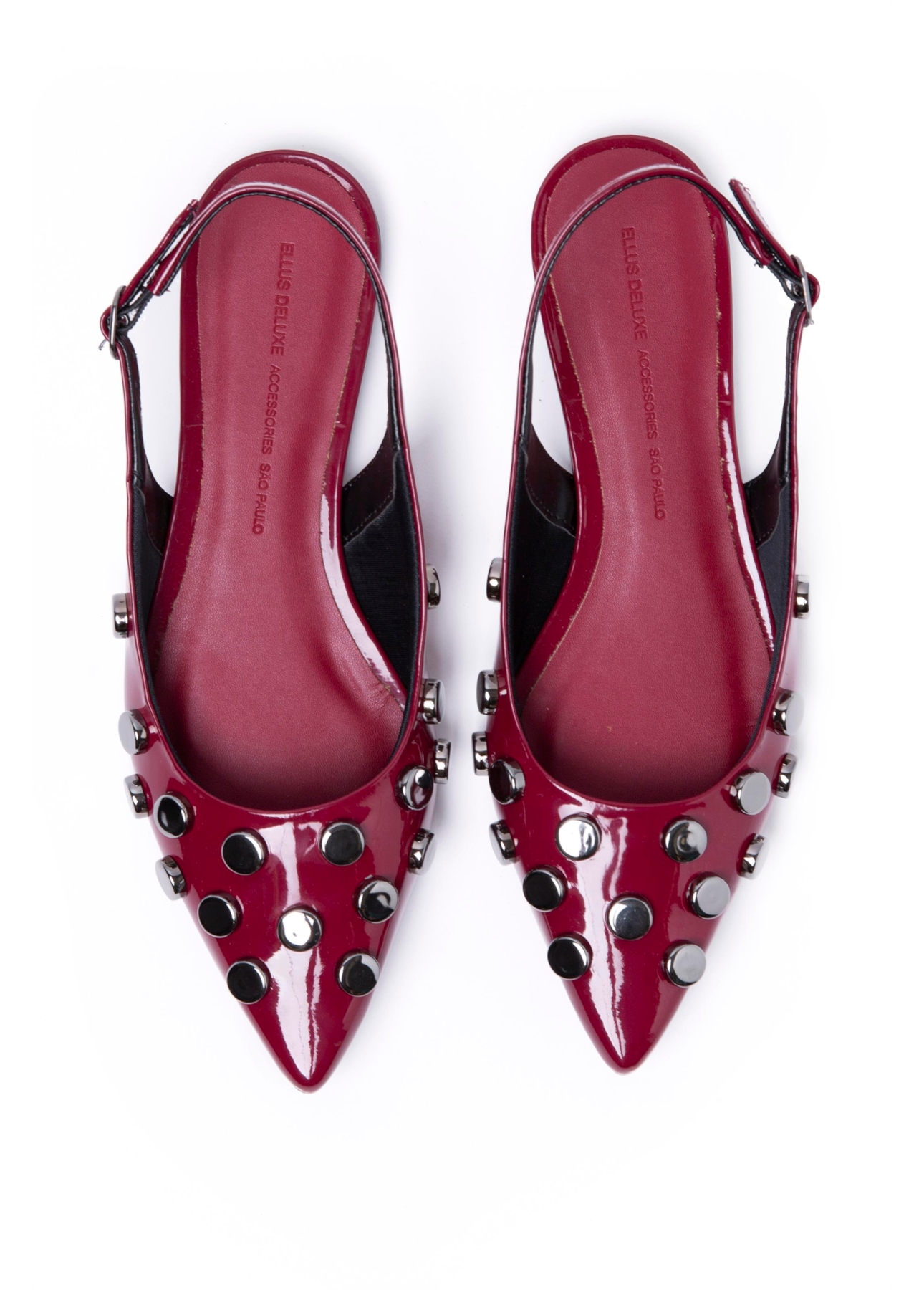 Sapato Frankie Ellus Bordeaux