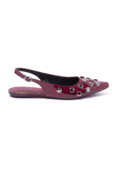 Sapato Frankie Ellus Bordeaux