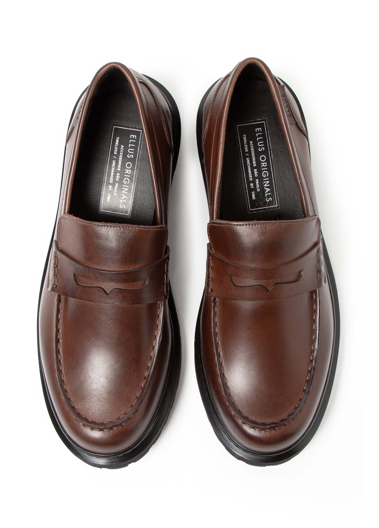 Sapato New Penny Loafer  Cafe