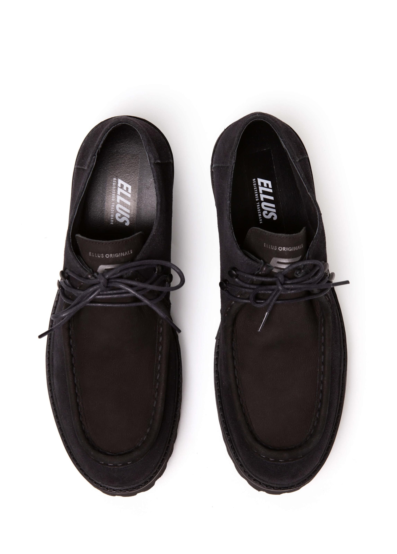 Sapato Wallabee Ellus Rustico Preto
