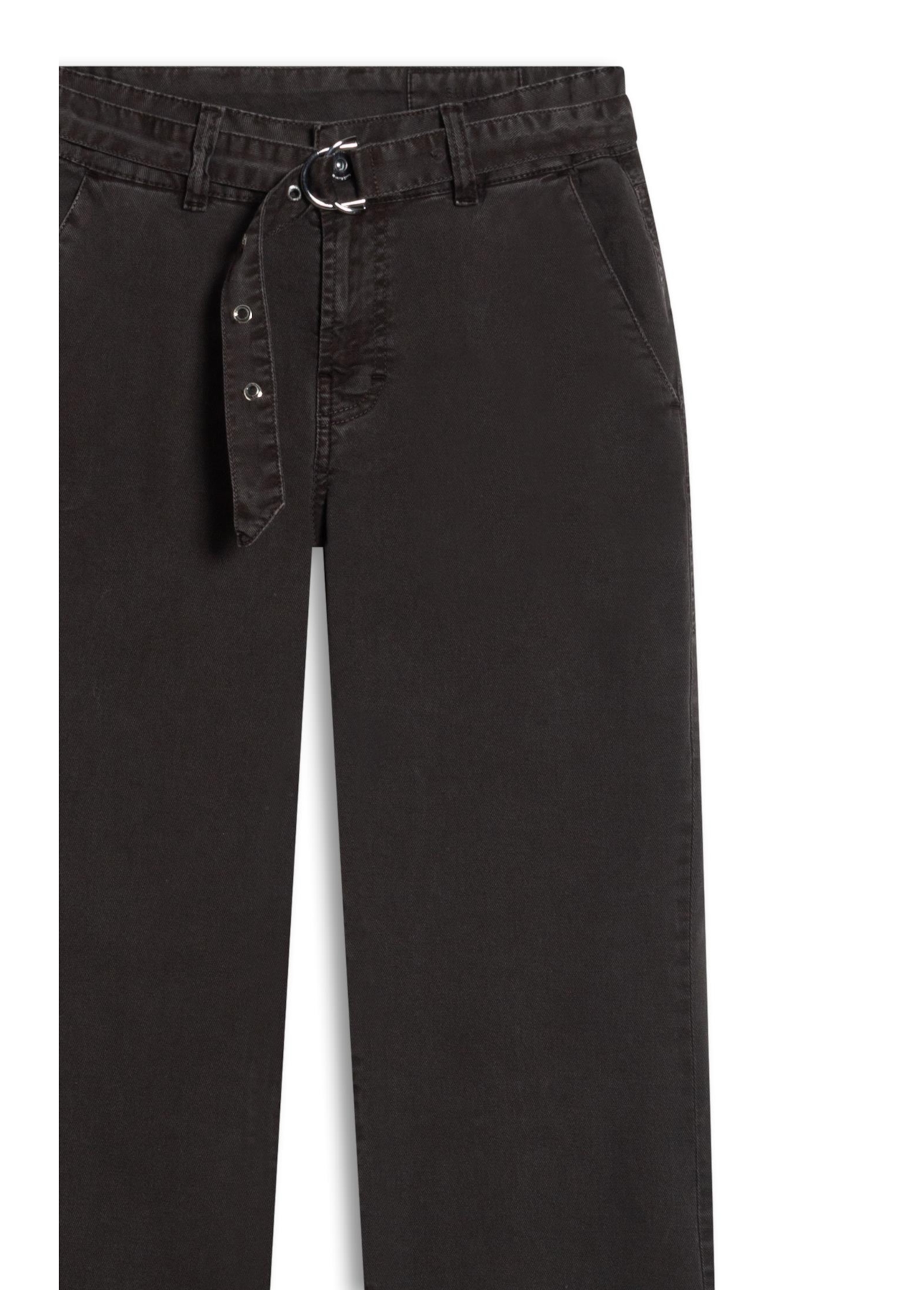 Sarja Rain (Flare) Fivela b Faca Marrom Escuro