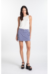 Sarja Rain (Shorts Saia) Cargo Azul Jeans