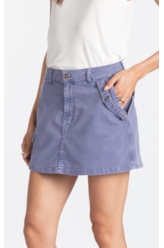 Sarja Rain (Shorts Saia) Cargo Azul Jeans