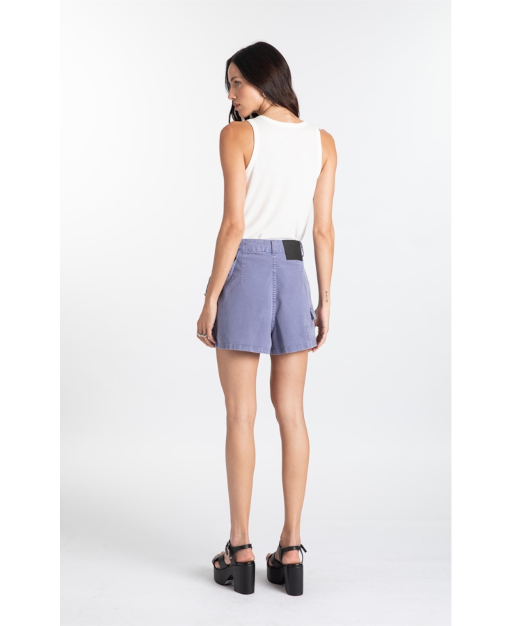 Sarja Rain (Shorts Saia) Cargo Azul Jeans