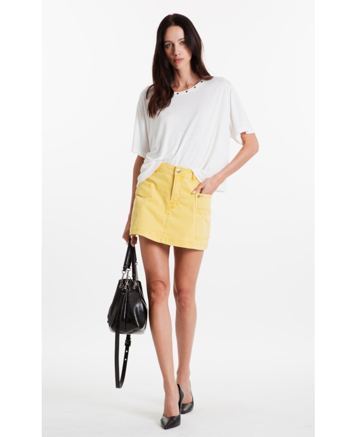 Sarja Rain (Shorts Saia) Cargo Mostarda