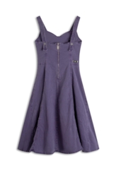 Sarja Rain Vestido Recortes Misty