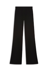 Scuba Crepe Long Flare Preto