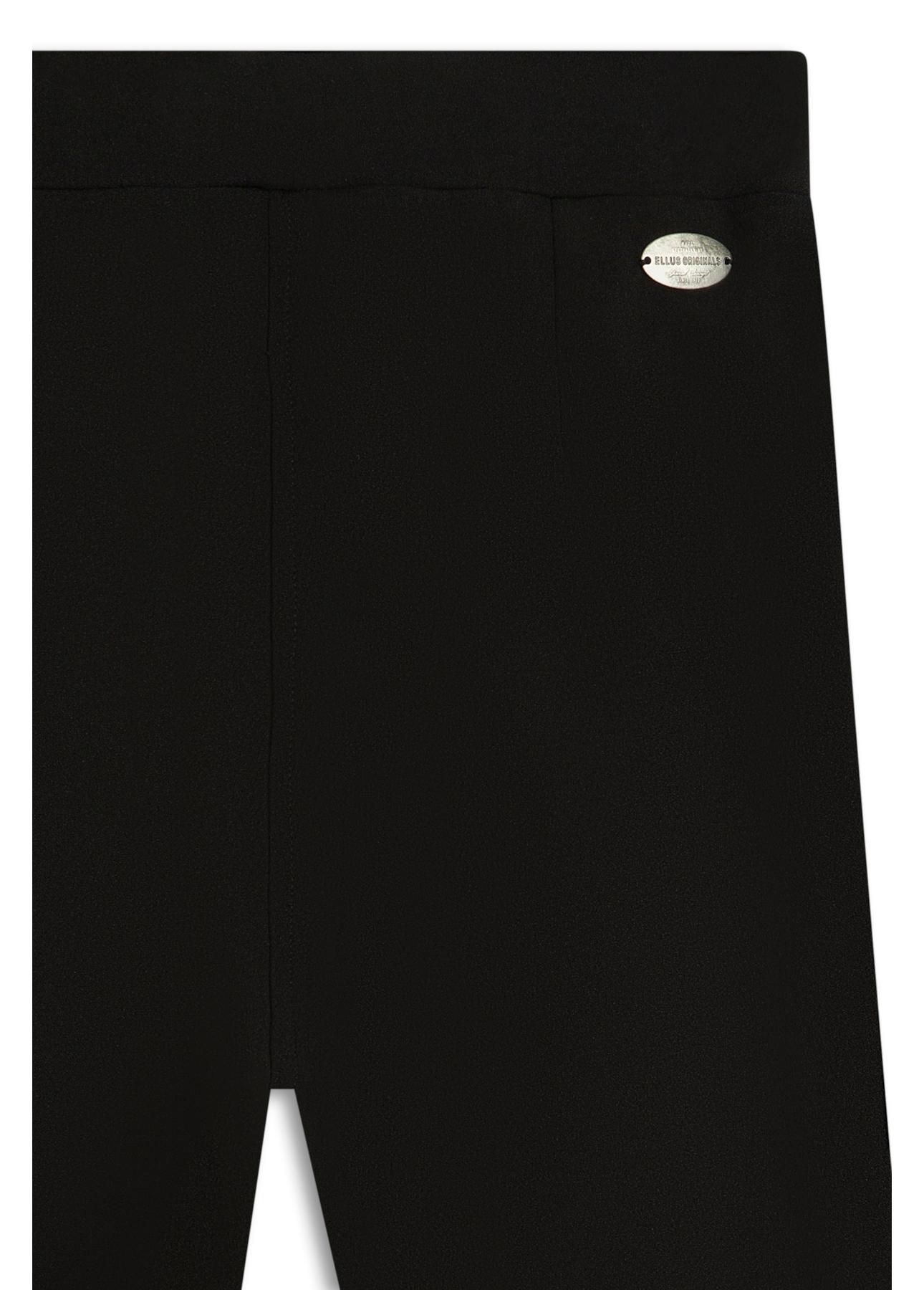 Scuba Crepe Long Flare Preto