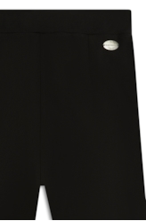 Scuba Crepe Long Flare Preto