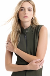 Scuba Crepe Motorcycle Mini Musgo
