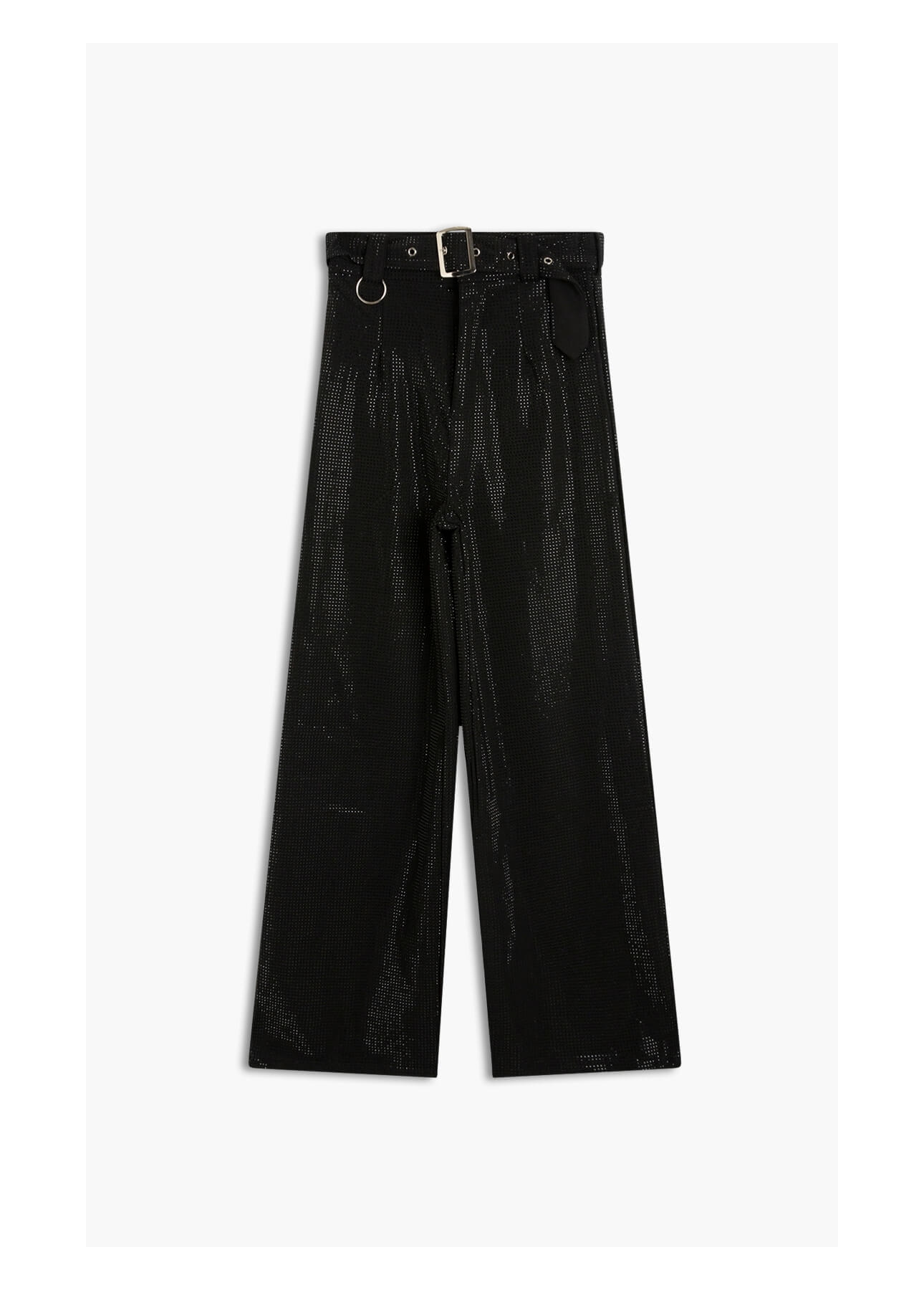 Shine Hot Fix Pants Preto