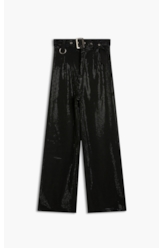 Shine Hot Fix Pants Preto