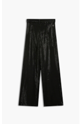 Shine Hot Fix Pants Preto