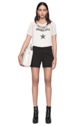 Short Athletic Color Five Pockets Preto