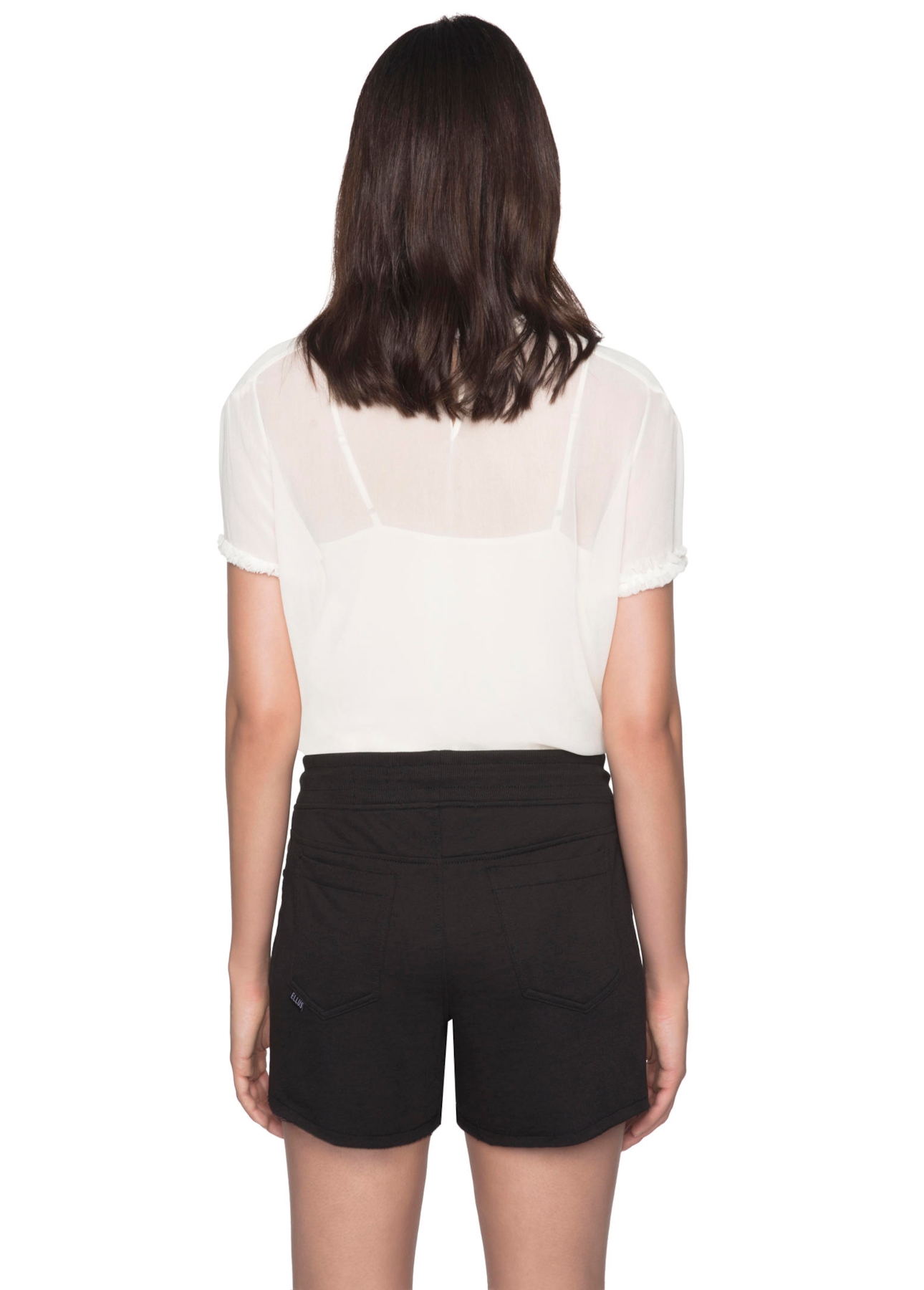 Short Athletic Color Five Pockets Preto