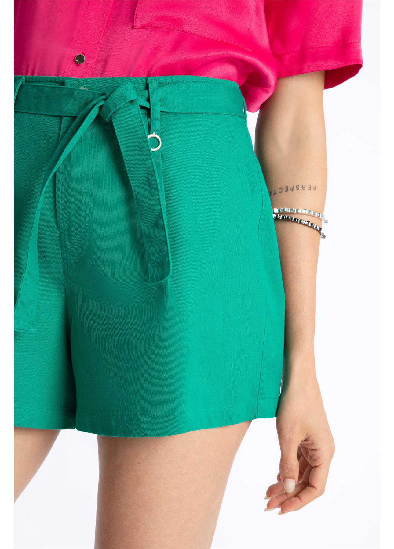 Short Basket Gode Verde Bandeira
