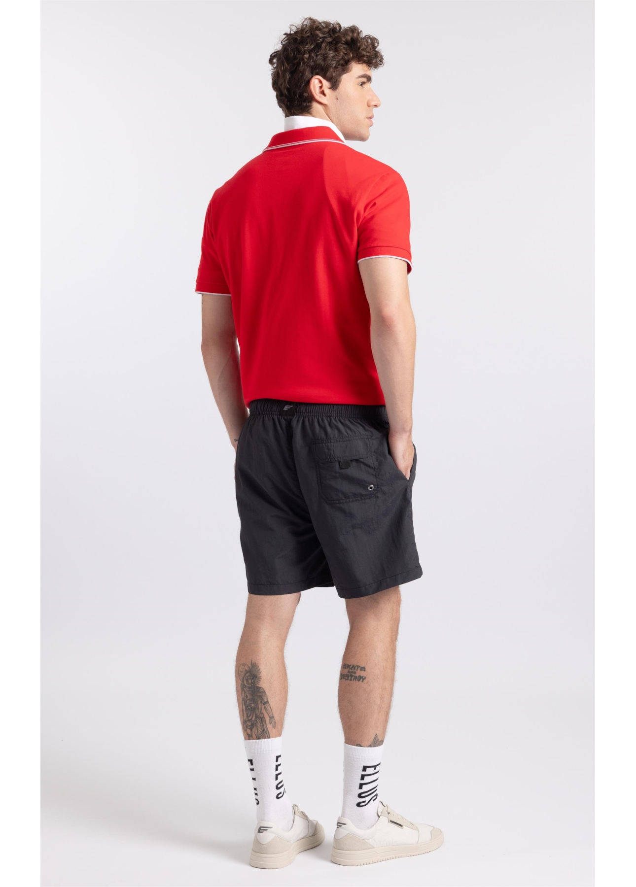 Short Beach Basic Preto