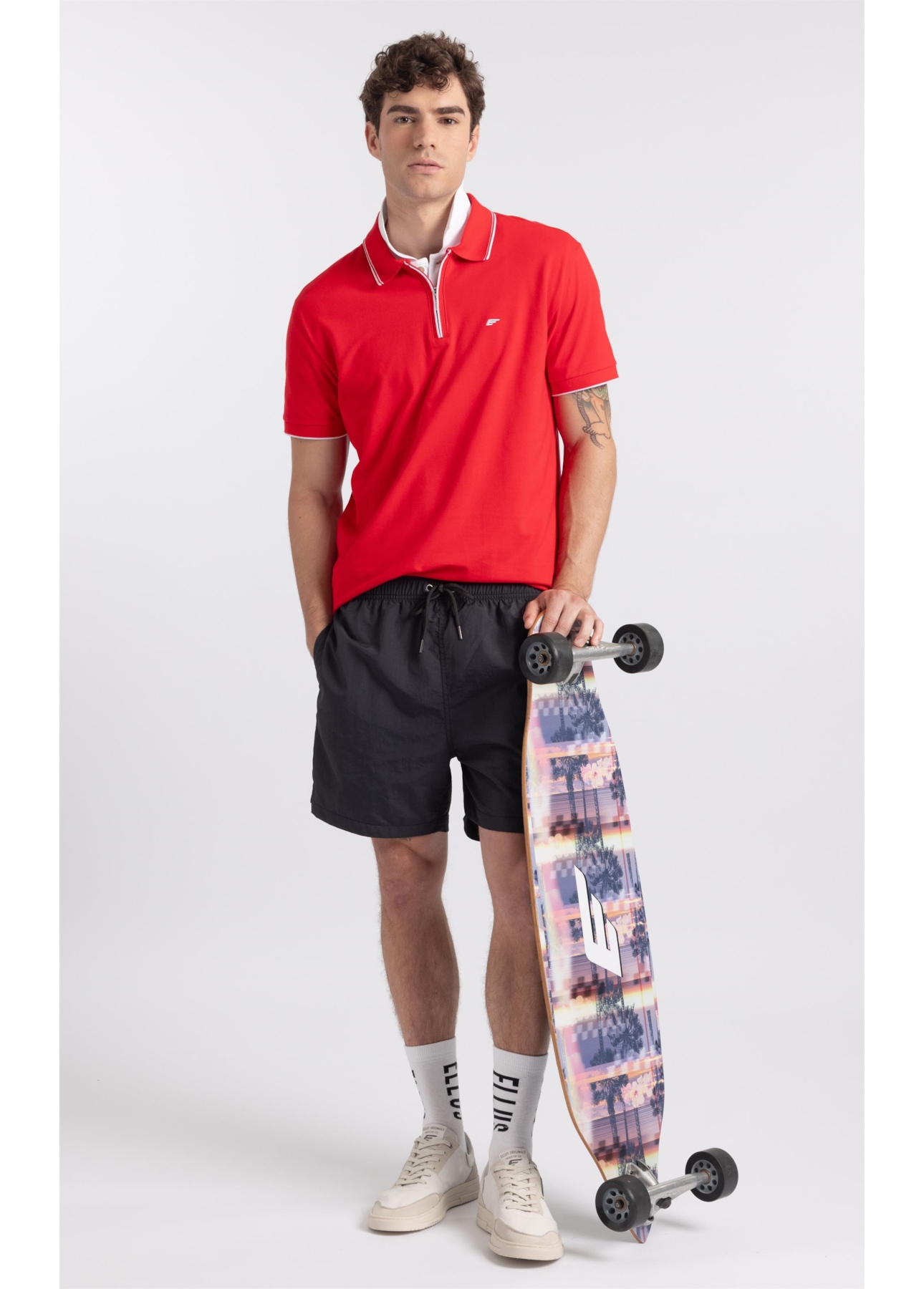 Short Beach Basic Preto