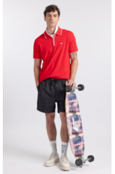 Short Beach Basic Preto