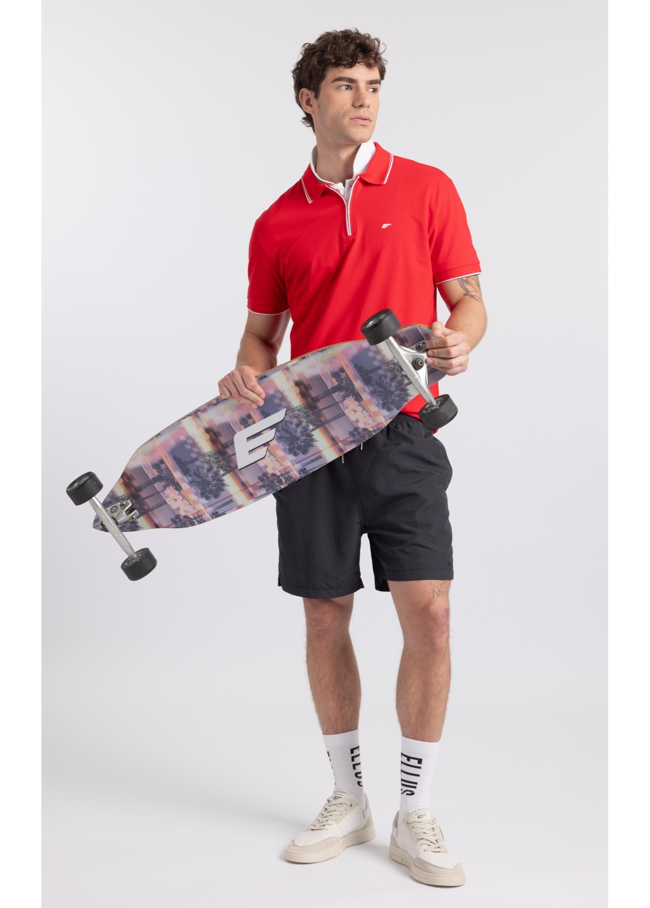Short Beach Basic Preto