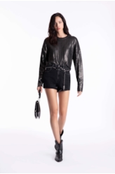 Short Black Comfort 1966-Lav.Black C/ Luva