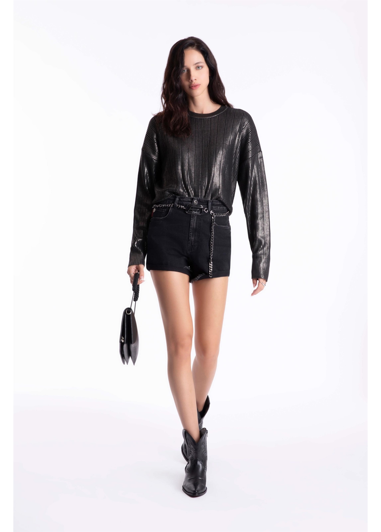 Short Black Comfort 1966-Lav.Black C/ Luva