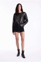Short Black Comfort 1966-Lav.Black C/ Luva